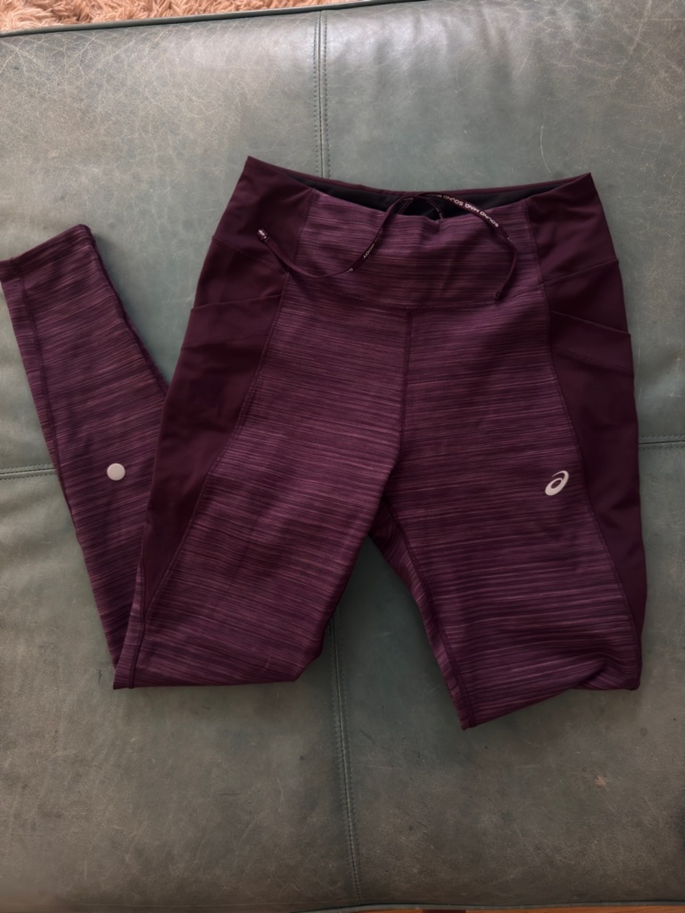 ASICS Running Workout Tights Leggings Reflective